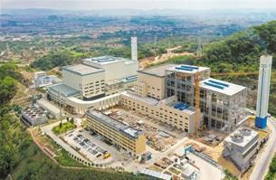 Garbage incineration power station