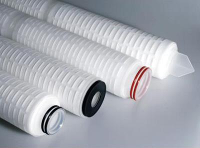 Polypropylene folding filter cartridge