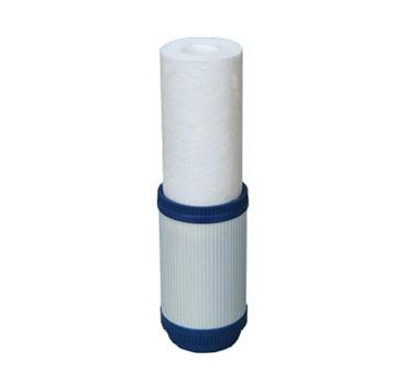 Double section filter element